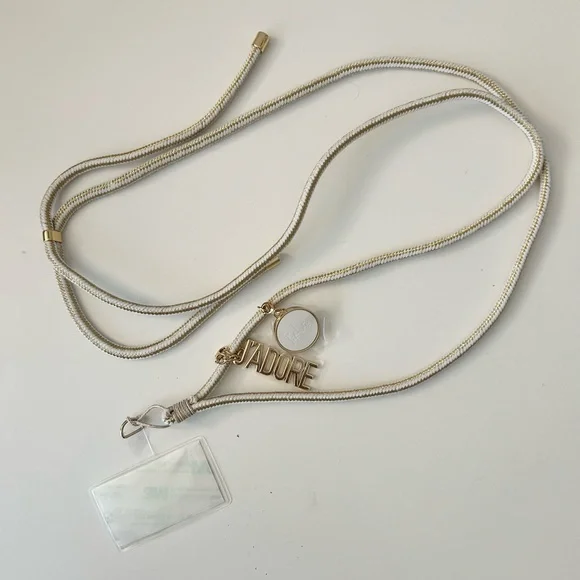 🌸DIOR J'adore Mobile Phone Ring with 2 Charms - Picture 3 of 6